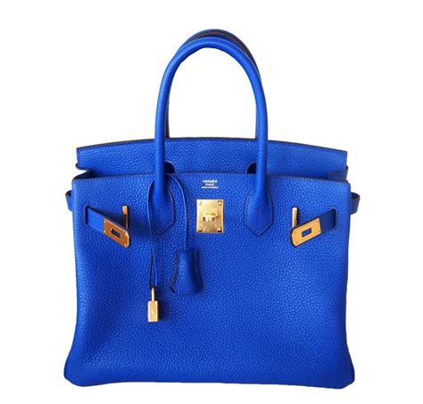 hermes electric blue birkin|blue birkin hermes bag.